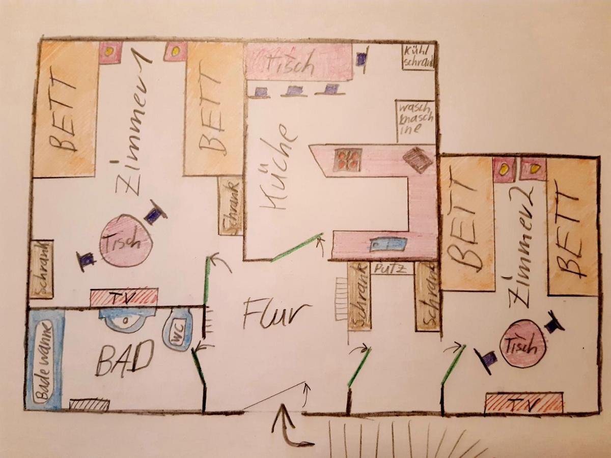 Ara Monteurzimmer Ferienwohnung Zentrumsnah Kesselsdorferstr Dresda Esterno foto
